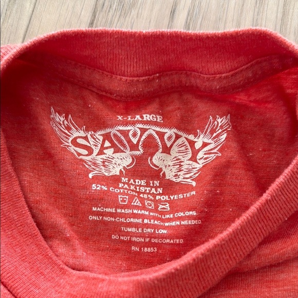 Orange Graphic T-Shirt with Wheaties Print | XL - Picture 3 of 6